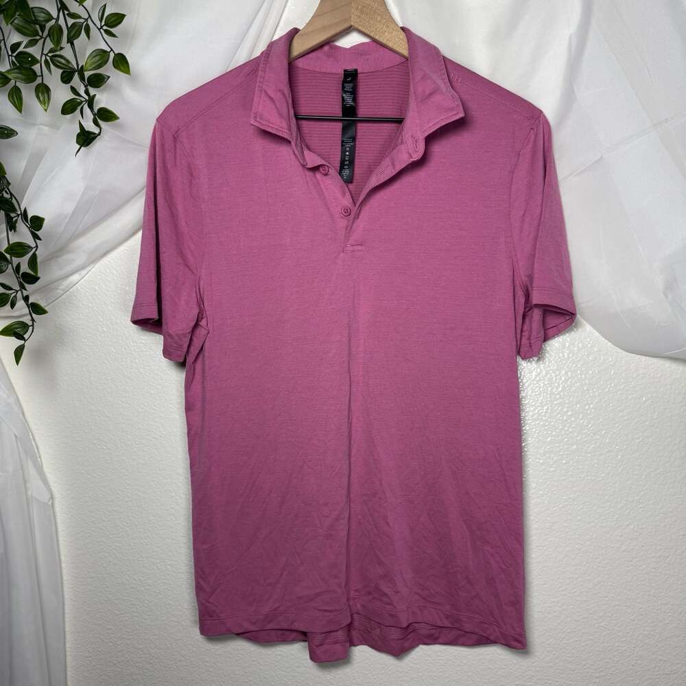 Lululemon READ Men's Evolution Short Sleeve Polo Shirt